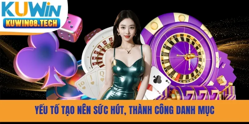 Yếu tố tạo nên sức hút, thành công danh mục